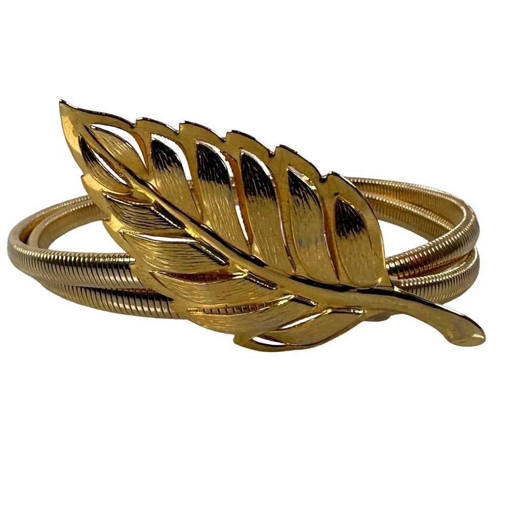 Gold Leaf Belt elastic thin statement fairy whimsical Greek goddess boho glam